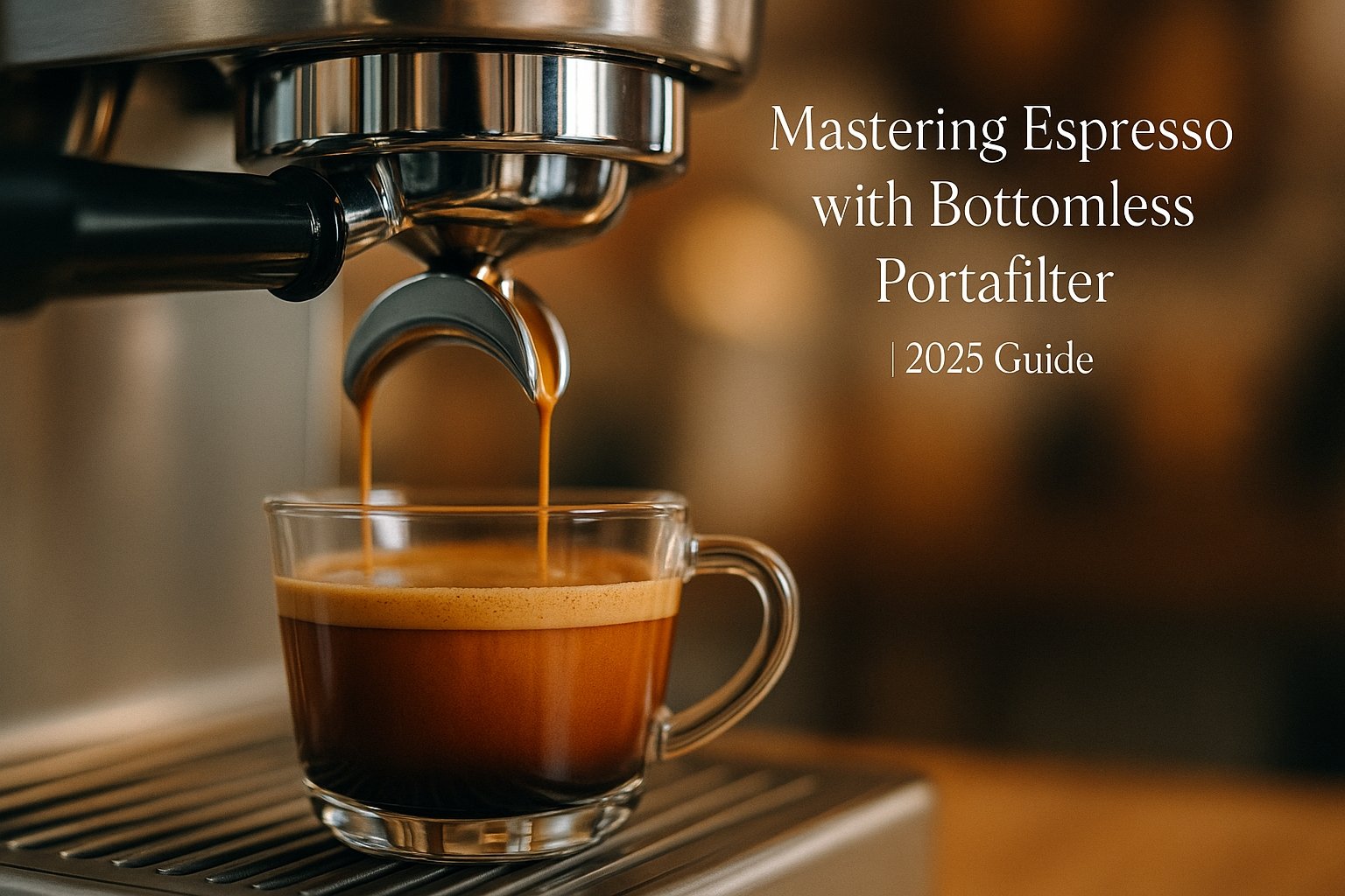 Discover the benefits of using a bottomless portafilter for espresso. Learn how this essential coffee tool helps improve extraction, flavor, and crema for a perfect espresso shot in 2025.