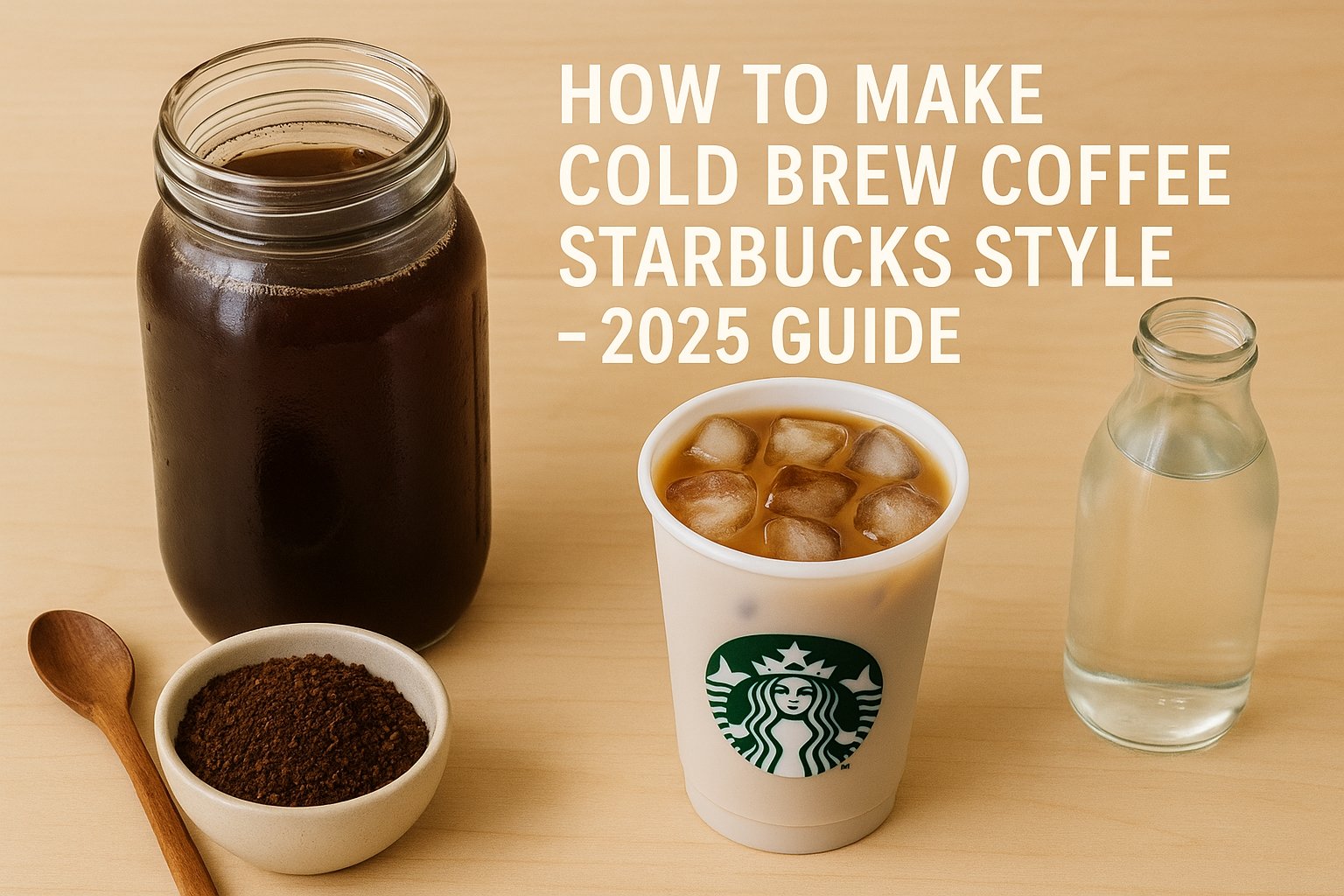 Want that smooth, bold Starbucks cold brew flavor at home? Learn how to make Starbucks-style cold brew coffee using simple ingredients and barista-approved techniques. 100% real, refreshing, and budget-friendly!