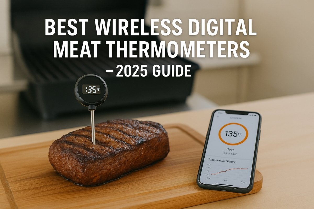 Discover the best wireless digital meat thermometers in 2025 for perfect grilling, roasting & smoking. Smart, accurate & easy to use. Buyer’s guide + top picks!